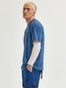 ALPHA X LEE LOOSER FIT INDIGO DYED TEE