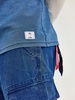 ALPHA X LEE LOOSER FIT INDIGO DYED TEE