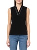 Anne Klein Women's Ity W/Vegan Leather Triple Pleat Nk Wit