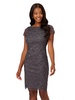 Adrianna Papell Women's Beaded Cocktail Dress, Gunmetal