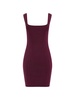 GUESS Women's Sleeveless Square Neck Lucia Rib Dress