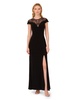 Adrianna Papell Women's Beaded Jersey Gown