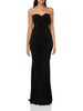 Norma Kamali Women's Strapless Shirred Front Fishtail Gown