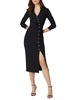 Shoshanna Women's Jet Stretch Bengaline James Dress