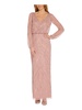 Adrianna Papell Women's Beaded Long Dress