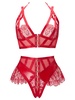 Ann Summers Exuberant crotchless set in red
