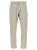 Cotton Trousers Pants Beige