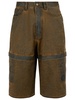 Acne Studios Brown Cotton Bermuda Shorts Men