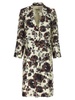 Alberto Biani Floral Print Trench Coat