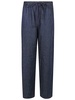 Apuntob Linen Striagh-Leg Trousers