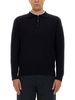 WOOL SWEATER WITH HALF ZIPPER