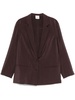 Alysi Silk Blend Single-Breasted Blazer Jacket