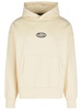 Barrow White Cotton Sweatshirt