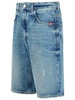 Amish 'Tommy' Bermuda Shorts In Light Blue Denim