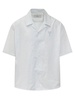 AMI Paris Short Sleeve Shirt Bell Neck