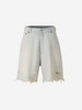 Acne Studios Frayed Denim Bermuda Shorts