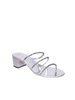 Dark Colorful White Sandals