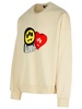 Barrow Ivory Cotton Sweatshirt