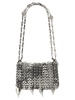 Rabanne Nano Bag Metalic Leaves Shoulder Bag