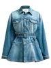Alaïa Denim Peplum Jacket Clothing