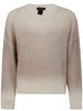 Avant Toi Gradient Effect Linen Round Neck Pullover Clothing