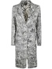 Avant Toi Camouflage Rever Neck Micro Mat Stitch Duster With Lamination Clothing