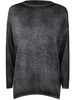 Avant Toi Hand Painted Boat Neck Off Gauge Pullover Clothing