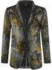 Avant Toi Hand Painted Micro Mat Stitch Rever Jacket With Patch Pocket Clothing