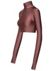 The Andamane Top In Mauve Polyamide Blend