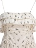 Ganni Printed Satin Slip Top