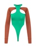 Alessandro Vigilante Two-Tone Bodysuit