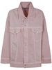 7 For All Mankind Oli Trucker Colored Mankind Petal Jacket Clothing