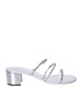 Dark Colorful White Sandals