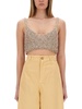 Alysi Sequined Tricot Top