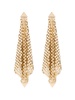 Rabanne Golden Mesh Drop Earrings