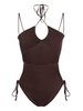 Andreādamo Cut-Out Knitted Bodysuit