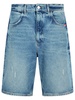Amish 'Tommy' Bermuda Shorts In Light Blue Denim