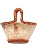 Alémais Rose Macrame Cord Medium Basket Bags