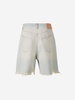 Acne Studios Frayed Denim Bermuda Shorts