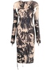 Andreādamo Printed Sculpting Jersey Cut Clothing