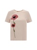 T-shirt with flowers and sequins