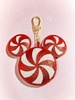 Disney Mickey Mouse Candy Cane Puff Bag Charm