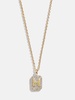 Tina Block Initial Necklace