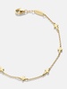 18K Gold Cross Bracelet