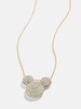 Mickey Mouse Disney Pavé Pendant Necklace