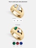 18K Gold Custom Birthstone Ring
