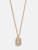 Tina Block Initial Necklace