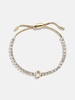 Lyanna Initial Tennis Bracelet