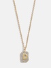 Tina Block Initial Necklace