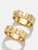Disney 18K Gold Custom Block Ring
